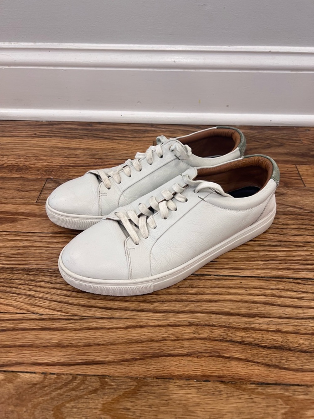 Ted Baker London Men Udamo White Leather Sneaker 247355 White Size 9